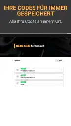 Renault Radio Code screenshot