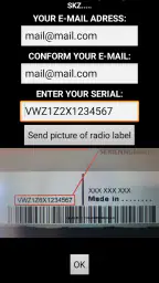 Radio Code Service VW Audi... screenshot