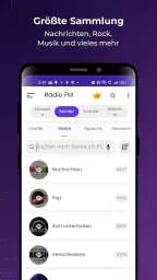 Radio FM: Live-Radio-App screenshot