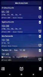 Radiowecker + screenshot