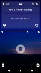 Radiowecker + screenshot