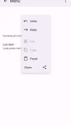 React Native Paper Example screenshot