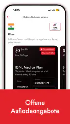 Rebtel: Aufladungen und Anrufe screenshot