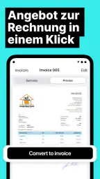Rechnung schreiben einfach screenshot