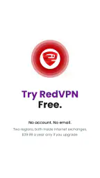 RedVPN - Fast VPN, No Signup screenshot