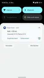 Regen-Alarm (Rain Alarm) screenshot