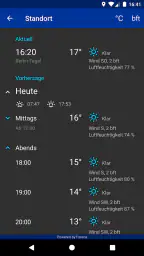 Regen-Alarm (Rain Alarm) screenshot