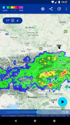 Regen-Alarm (Rain Alarm) screenshot