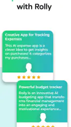 Rolly: AI Budget Money Tracker screenshot
