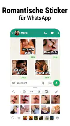 Romantische Sticker, Wasticker screenshot