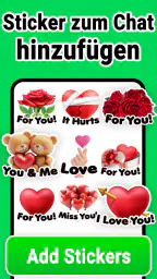 Romantische Sticker, Wasticker screenshot