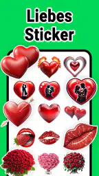 Romantische Sticker, Wasticker screenshot