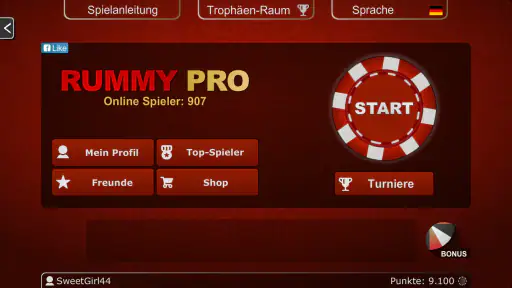 Romme PRO screenshot