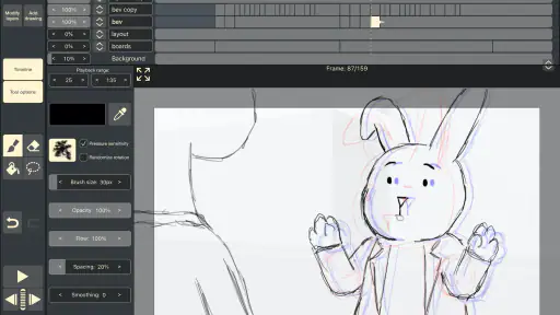 RoughAnimator - animation app screenshot