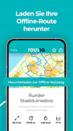 Routiq, Outdoor-Routen screenshot