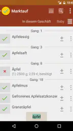 rShopping Einkaufsliste screenshot