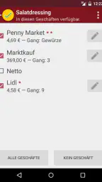 rShopping Einkaufsliste screenshot