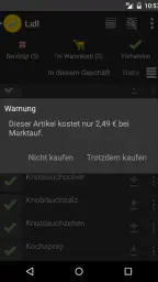 rShopping Einkaufsliste screenshot