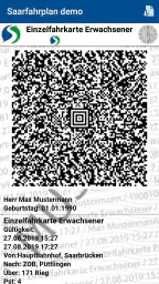 Saarfahrplan screenshot