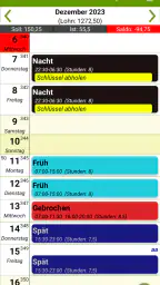 Schicht  Kalender - FlexR screenshot