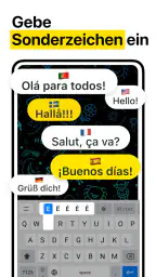 Schöne Schriftarten & Tastatur screenshot