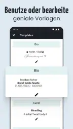 Schriftarten - schöne Texte screenshot