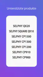 SELPHY Photo Layout screenshot