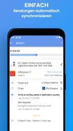 Sendungsnachverfolgung screenshot