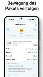 Sendungsverfolgung - paket app screenshot