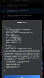 Shelly BLE Debug screenshot