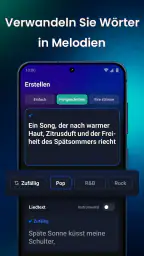 Shoom - KI Musik Generator screenshot