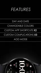 Simple Floral Watch Face screenshot