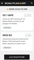 Simson Schaltplan App screenshot