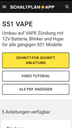 Simson Schaltplan App screenshot
