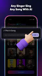 SingUp Music: AI-Coversongs screenshot