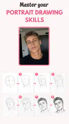 Sketch Steps: AI Loomis Draw screenshot