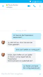 Skype for Business for Android screenshot