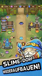Slime Castle — Idle TD-Spiel screenshot