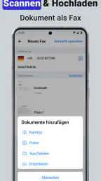 Smart Fax: Onbeperkt faxen app screenshot