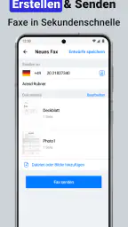 Smart Fax: Onbeperkt faxen app screenshot