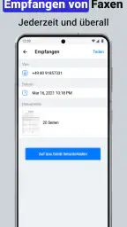 Smart Fax: Onbeperkt faxen app screenshot