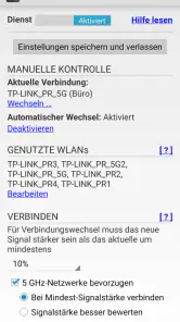 SmartWlanSelector: bestes WLAN screenshot