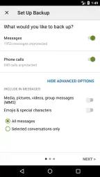 SMS Backup & Restore Pro screenshot