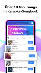 Smule: Sing & Nimm Karaoke auf screenshot
