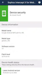 Sophos Intercept X for Mobile screenshot
