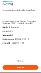 SpardaSecureGo+ screenshot
