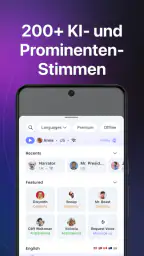 Speechify: KI-Vorlese-App screenshot