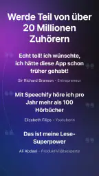 Speechify: KI-Vorlese-App screenshot