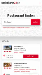 speisekarte24.de screenshot