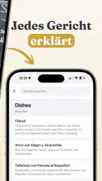 Speisekarten Übersetzer screenshot